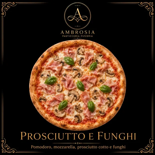 PROSCIUTTO COTTO E FUNGHI